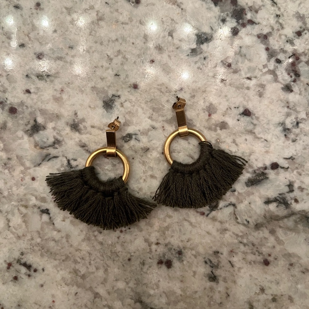 Madewell fringe earrings